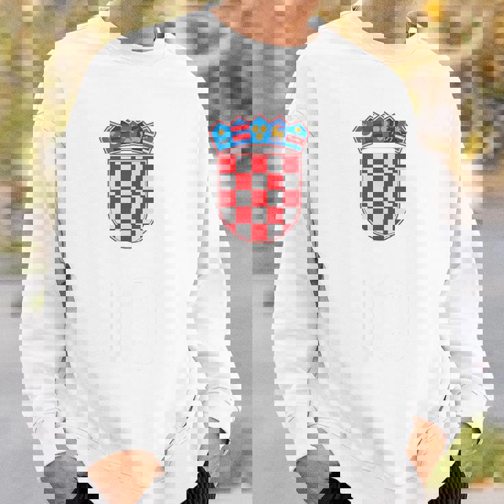 クロアチア ヴィンテージ クロアチア国旗tシャツ スウェットシャツ 彼への贈り物