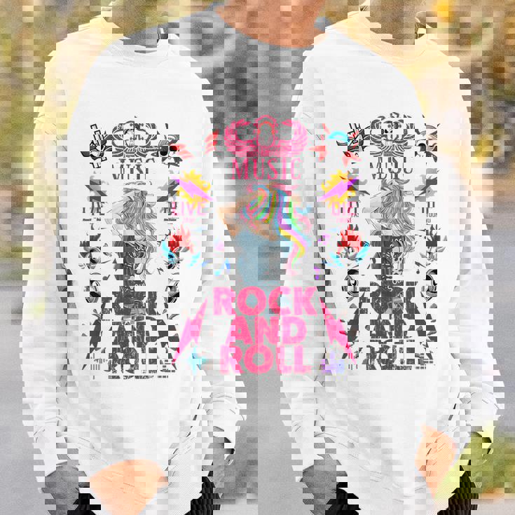 クールなヴィンテージオールドロックンロールミュージック、This Is My Rock And Roll スウェットシャツ 彼への贈り物