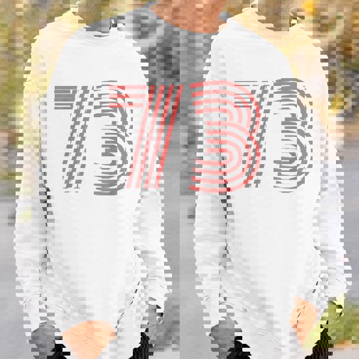 クールレトロライティングジャージ、背番号73 1973 スウェットシャツ 彼への贈り物