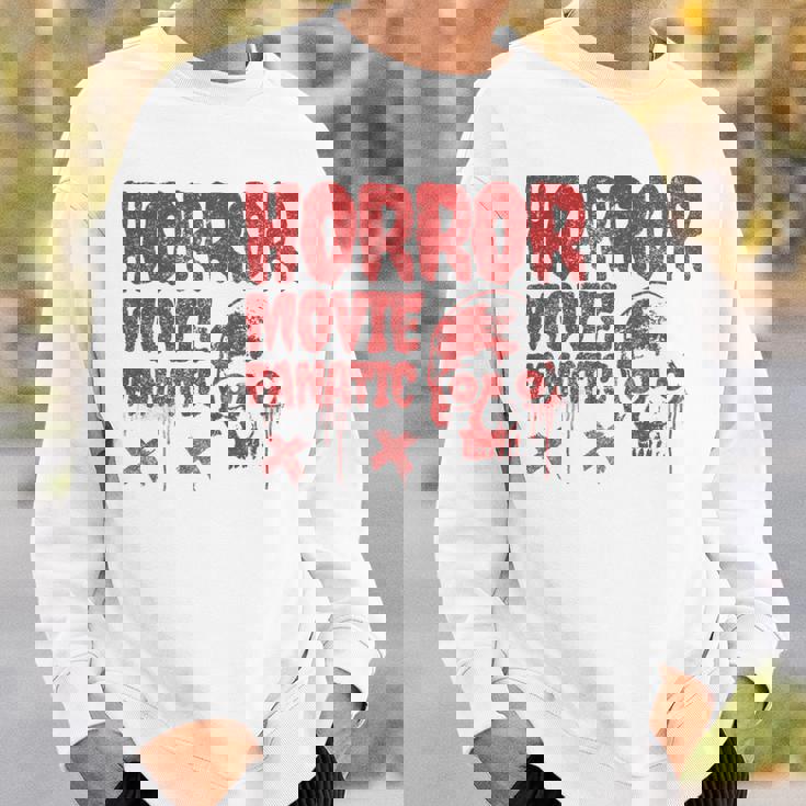 グランジー ダメージ加工 ホラー映画 ファン 赤 グラフィック 怖い頭蓋骨 長袖tシャツ スウェットシャツ 彼への贈り物