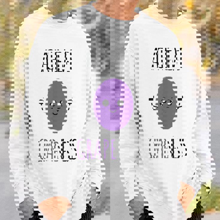 グレープネスを実現する カワイイスタイルグレープ スウェットシャツ 彼への贈り物