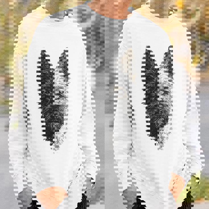 ケアンテリア 犬 モチーフ ペット 作品 ケアンテリア スウェットシャツ 彼への贈り物