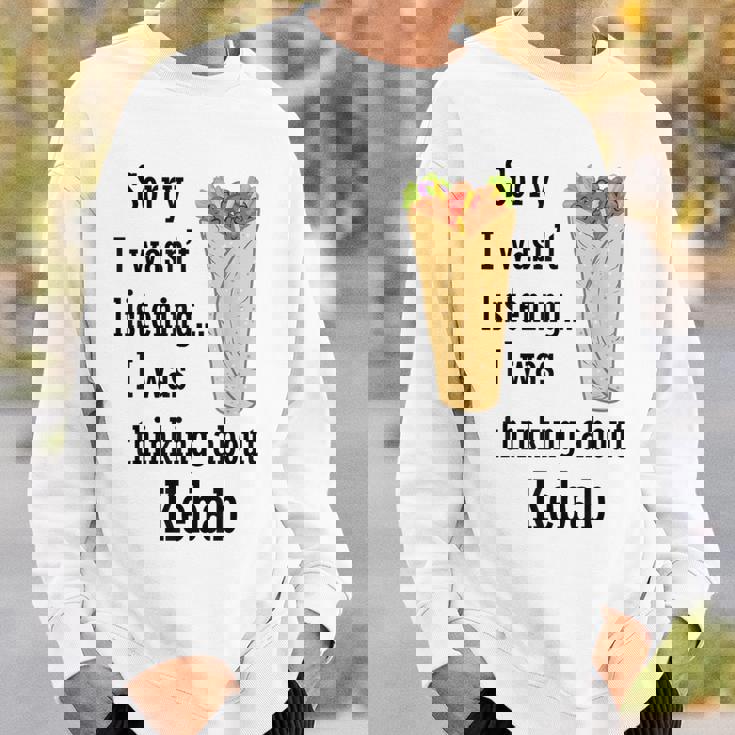 ケバブ愛好家 トルコ料理 デュラム シャワルマ スウェットシャツ 彼への贈り物