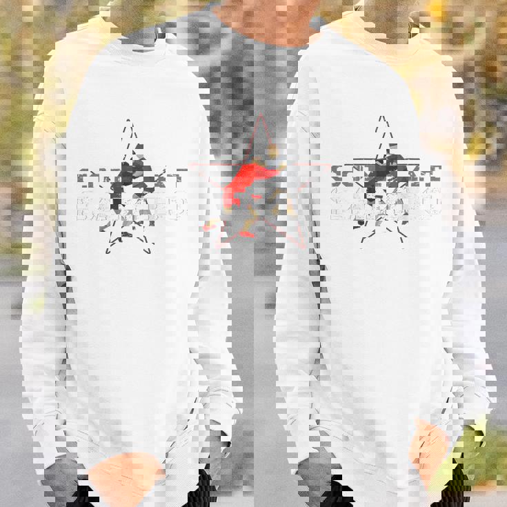 コンバットサンボ、アルティメットマーシャルアート、バックプリント スウェットシャツ 彼への贈り物