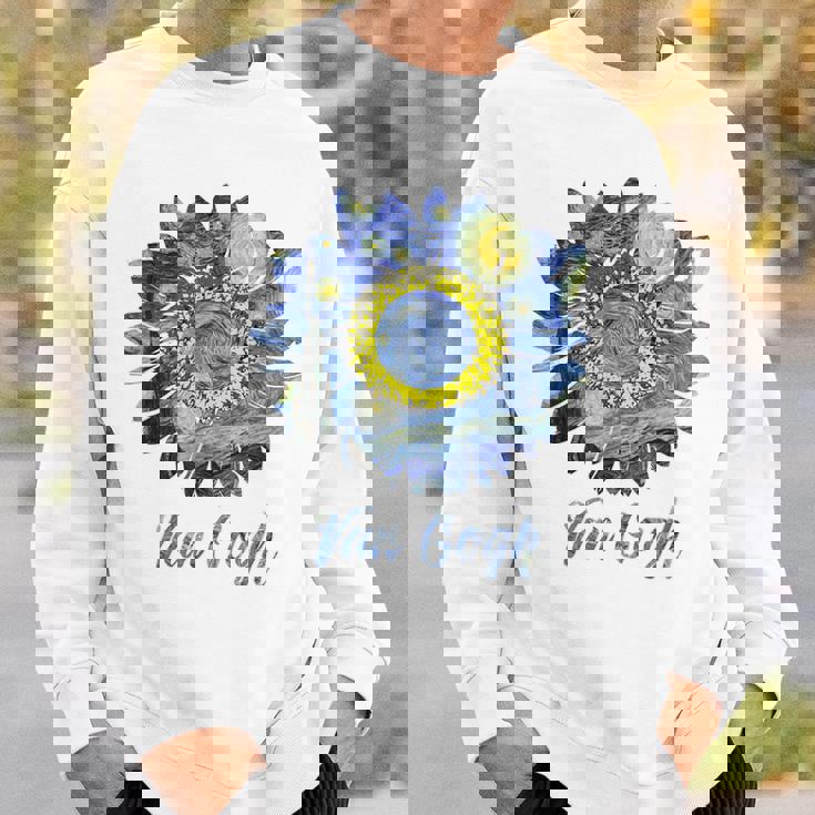 ゴッホ 星月夜 ひまわり ゴッホ ひまわり アート スウェットシャツ 彼への贈り物