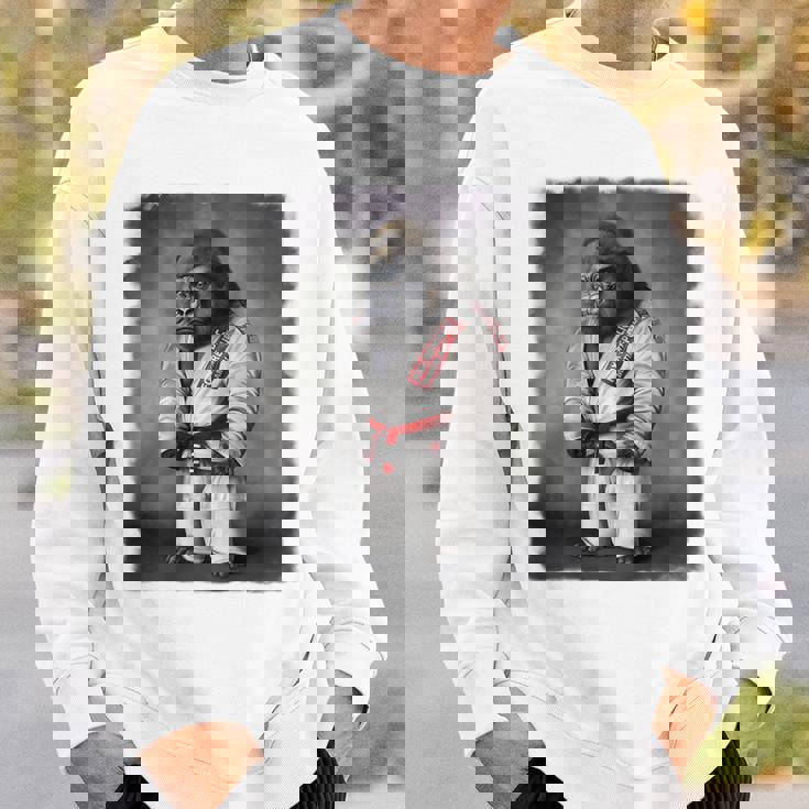 ゴリラ先生 日本の柔道と空手武道 スウェットシャツ 彼への贈り物