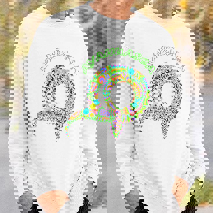 サイケデリック Dmt アヤワスカの蛇 スピリチュアルな神聖幾何学。 長袖tシャツ スウェットシャツ 彼への贈り物