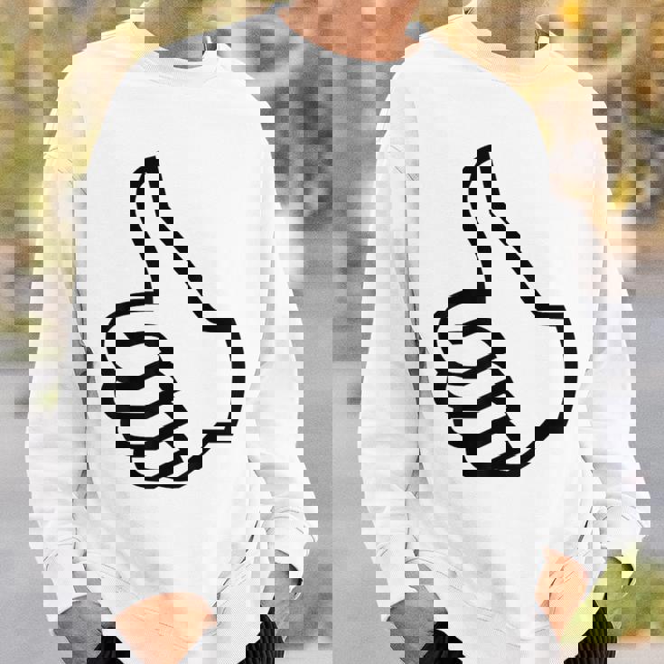 サムズアップ スウェットシャツ 彼への贈り物