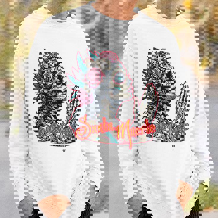 サンタ・ムエルテ カトリーナ カラベラ 長袖tシャツ スウェットシャツ 彼への贈り物