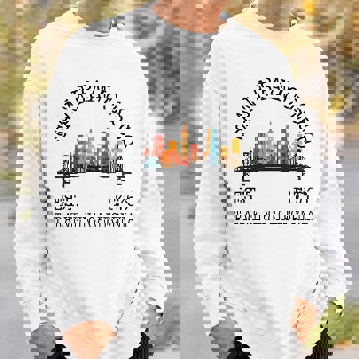 サンフランシスコ お土産 スカイライン サンフランシスコ メンズ レディース スウェットシャツ 彼への贈り物