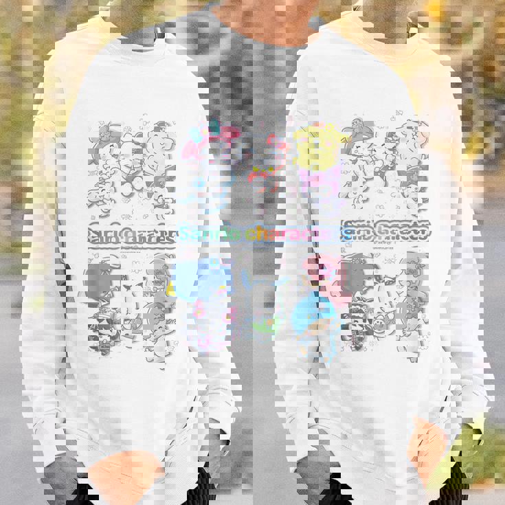 サンリオキャラクターズ サンリオキャラクター大賞デザイン 集合D スウェットシャツ 彼への贈り物