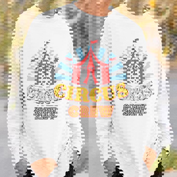 サーカスクルー–楽しいカラフルな大人&キッズグラフィックデザイン 長袖tシャツ スウェットシャツ 彼への贈り物