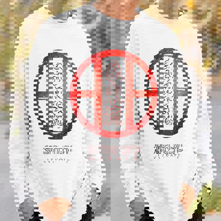 シトリュウ 空手、バックプリント スウェットシャツ 彼への贈り物