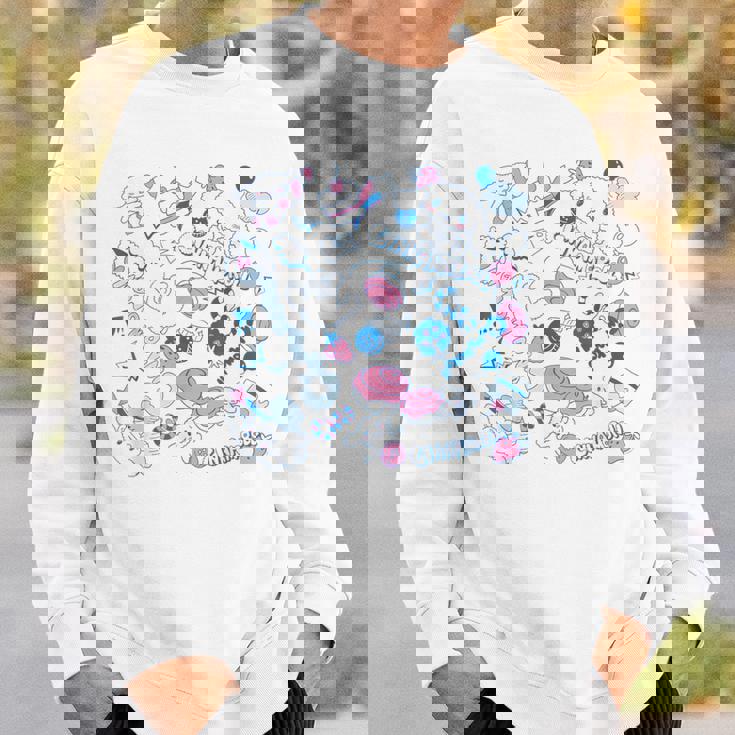 シナモロール Usデザイン 手描き風 スウェットシャツ 彼への贈り物