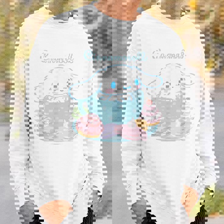 シナモロール ティーカップ ライトカラー スウェットシャツ 彼への贈り物