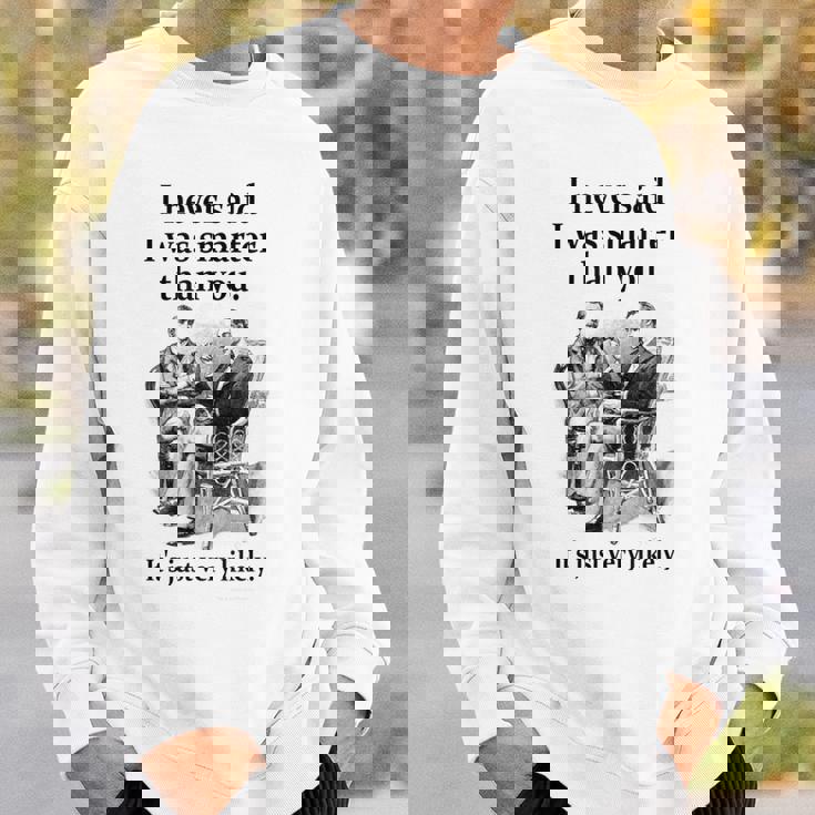 シャーロック・ホームズ I Neveraid I Wasmarter スウェットシャツ 彼への贈り物