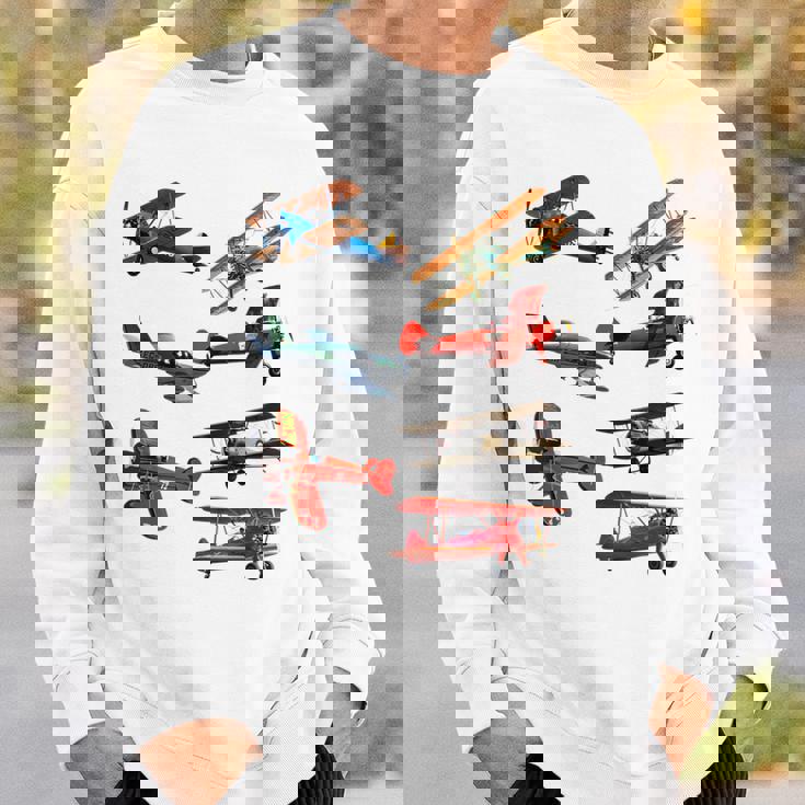 シングルエンジンプロペラ飛行機 スウェットシャツ 彼への贈り物
