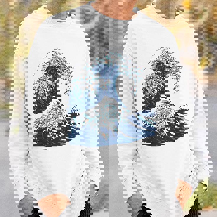 シーズーの偉大な波 スウェットシャツ 彼への贈り物