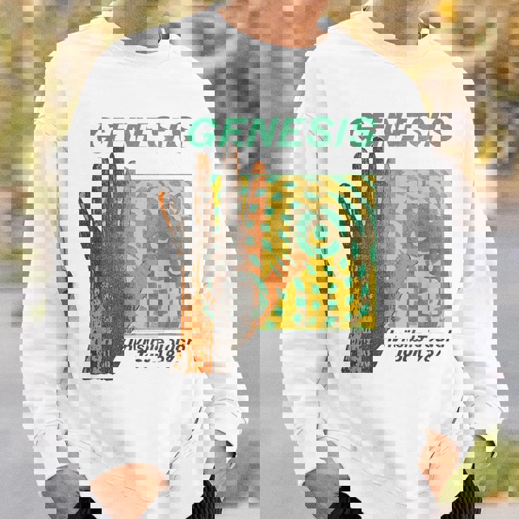 ジェネシスインビジブルタッチツアーロックバンドミュージック スウェットシャツ 彼への贈り物