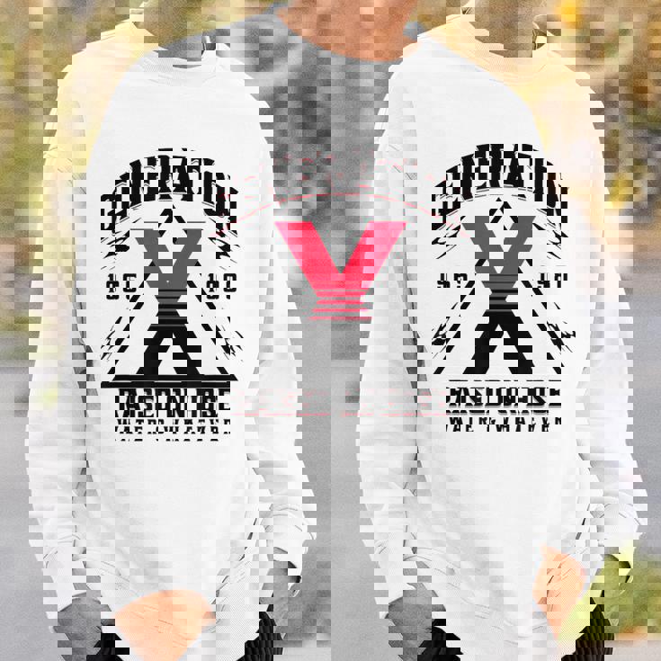 ジェネレーションxはホースウォーターで育ちました 1965 1980 スウェットシャツ 彼への贈り物