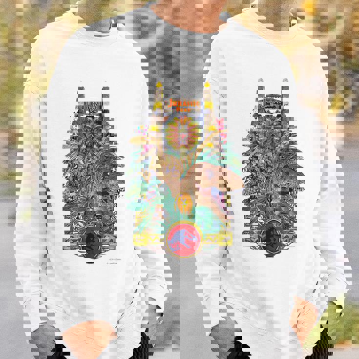 ジュラシック・ワールド Gate & Dinosaurs Arttyle スウェットシャツ 彼への贈り物