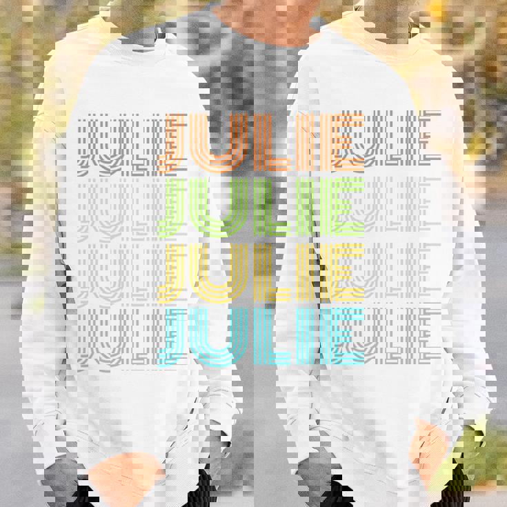 ジュリーという名前の人に代わってジュリー 長袖tシャツ スウェットシャツ 彼への贈り物