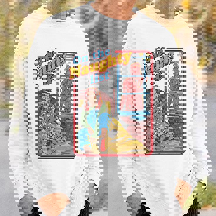 ストレンジャー・シングス クリスマス マックス ベクナ コミック いたずらリスト レトロ 長袖tシャツ スウェットシャツ 彼への贈り物