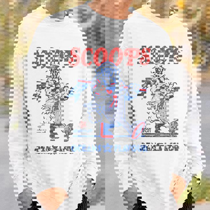 ストレンジャー・シングス スクープ アホイ アイスクリーム マスコット スターコート レトロ スウェットシャツ 彼への贈り物