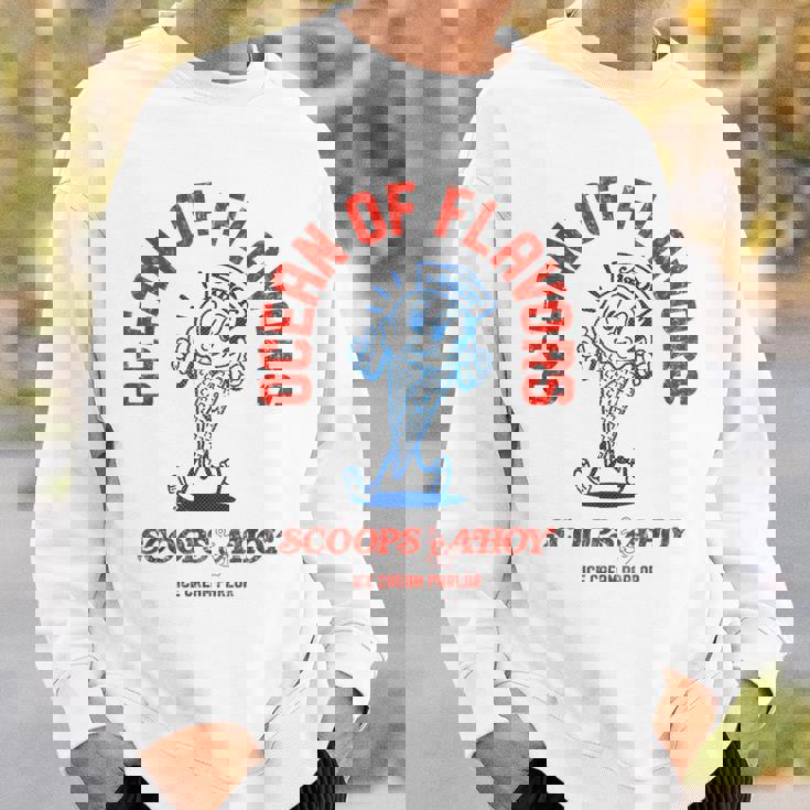 ストレンジャー・シングス スクープ アホイ スターコート アイスクリーム味 レトロ スウェットシャツ 彼への贈り物