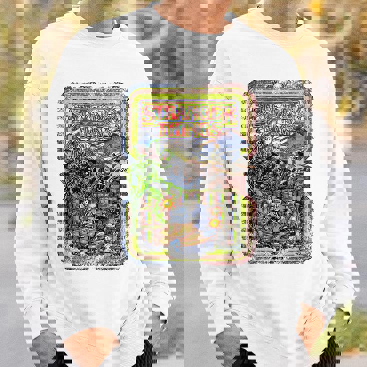 ストレンジャー・シングス プロモ コミック ホッパー デモゴルゴン ヴィンテージ 80年代 スウェットシャツ 彼への贈り物