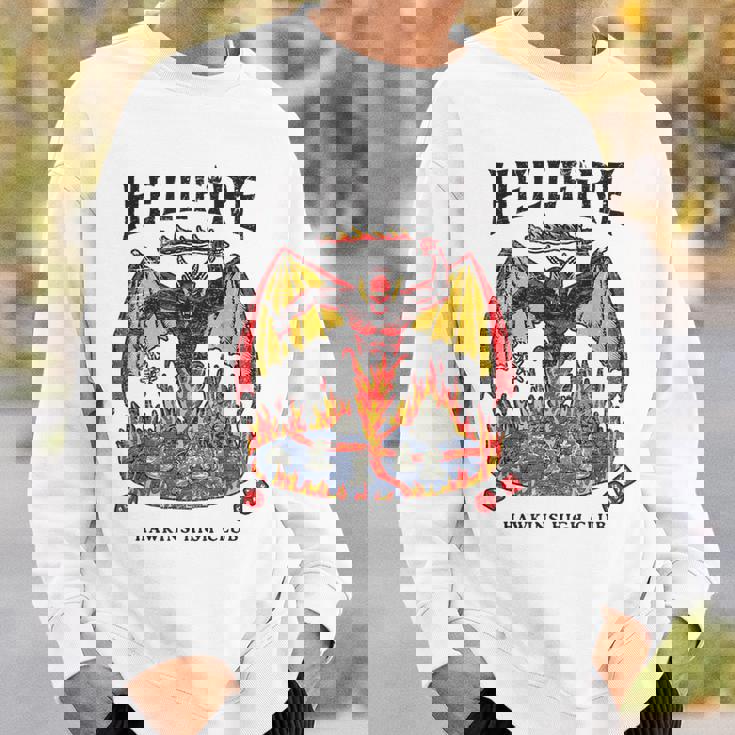 ストレンジャー・シングス ヘルファイア クラブ ポスター ホーキンス ハイ Dnd ギャング スウェットシャツ 彼への贈り物