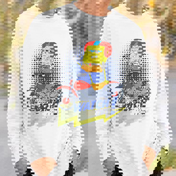 スポンジボブ スクエアパンツ スポンジボブ Watch This スウェットシャツ 彼への贈り物