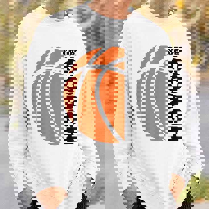 スーパー コーチ バスケットボール スポーツ バスケットボール コーチ Basketball Coach スウェットシャツ 彼への贈り物