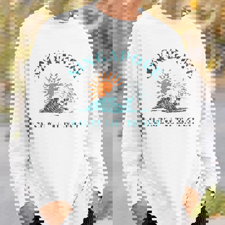 ソルティ リル ビーチ シンガポール 旅行 お土産 シンガポール スウェットシャツ 彼への贈り物