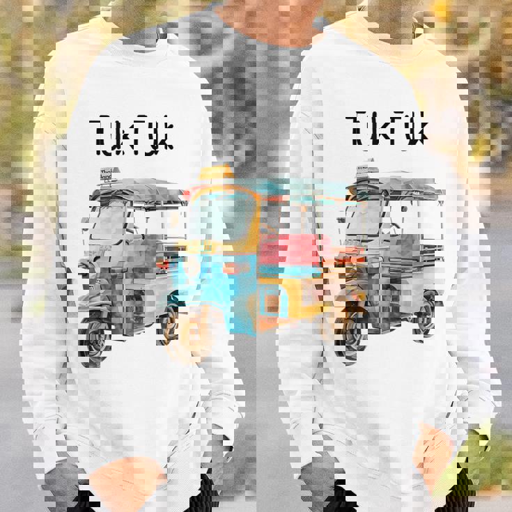 タイ トゥクトゥク バンコク スウェットシャツ 彼への贈り物