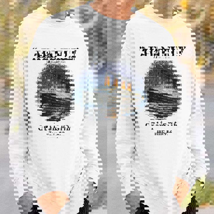 タイタニック・アヘッド フルクルーズ船 キャプテン・スミス 1912 タイタニック スウェットシャツ 彼への贈り物