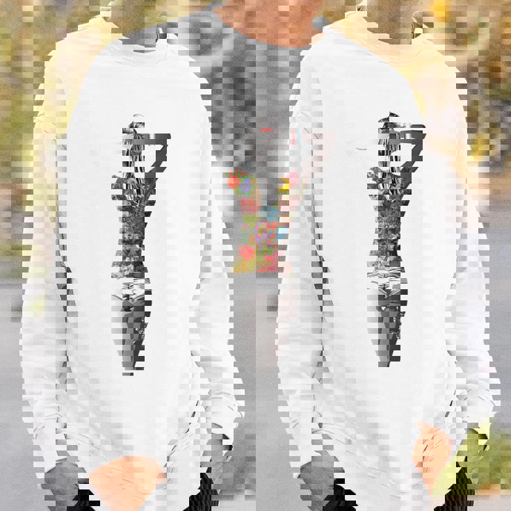 タトゥー レディース アートtシャツ モチーフ セクシータトゥー レディース メンズ スウェットシャツ 彼への贈り物