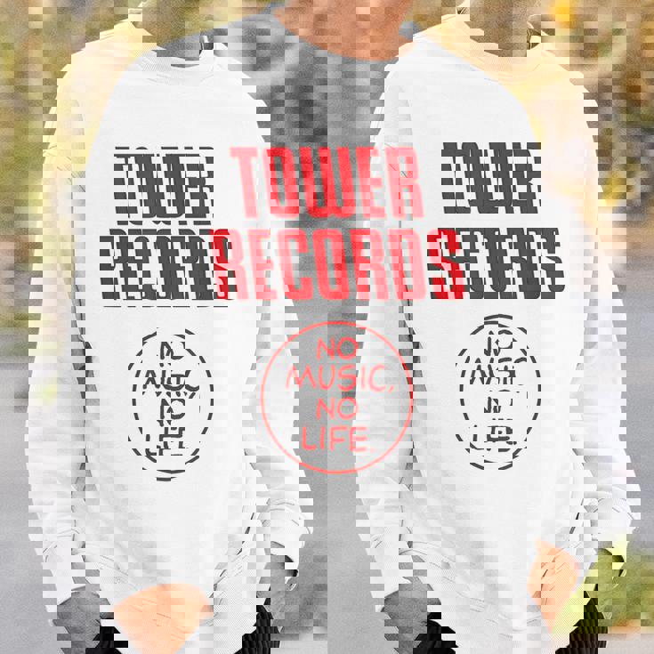タワーレコード 音楽 レトロ ヴィンテージ 生活 スウェットシャツ 彼への贈り物