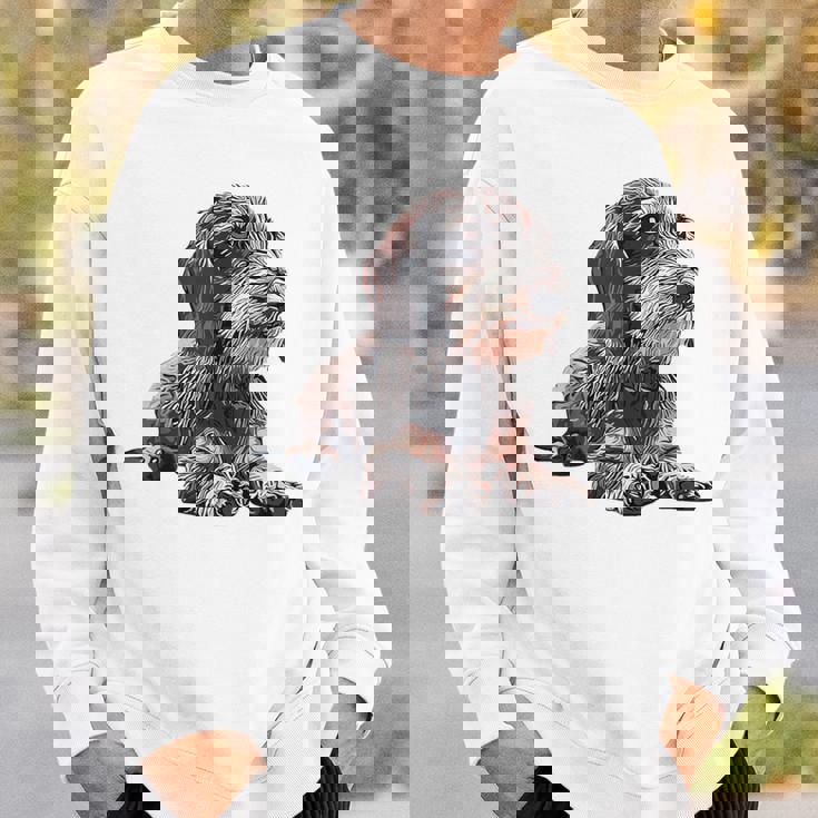 ダックスフンド ワイヤーヘア スウェットシャツ 彼への贈り物