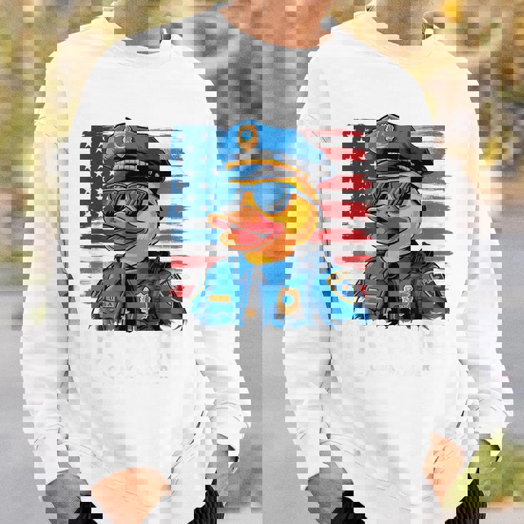 ダックパトロールファニーポリスダック スウェットシャツ 彼への贈り物