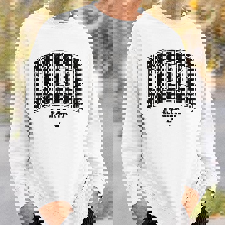 チアママ ハートフェルト応援チアリーディングママ 母の日 スウェットシャツ 彼への贈り物