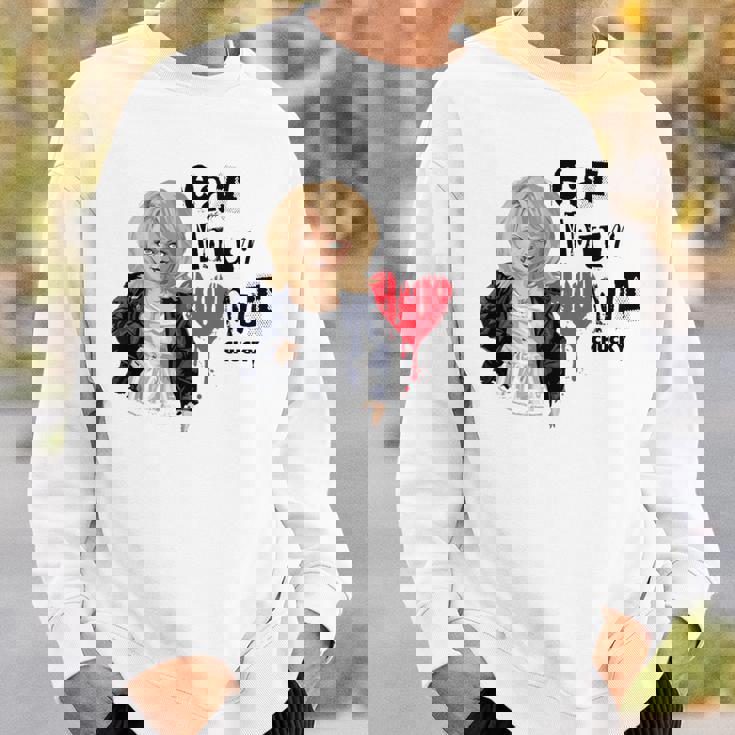 チャッキー・ティファニー・イート・ユア・ハート・アウト・バレンタイン スウェットシャツ 彼への贈り物