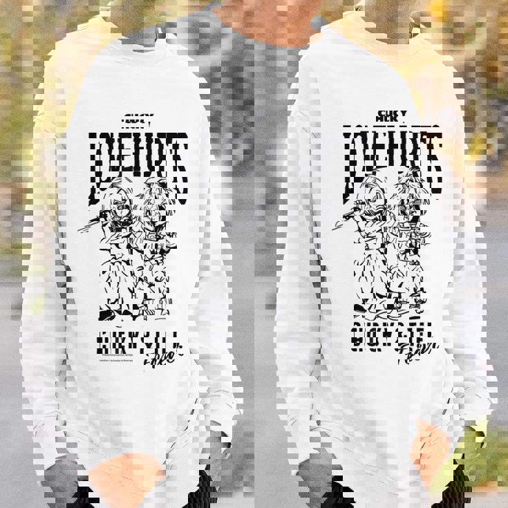 チャッキー＆ティフ・フォーエヴァー・ラブ・ハーツ スウェットシャツ 彼への贈り物