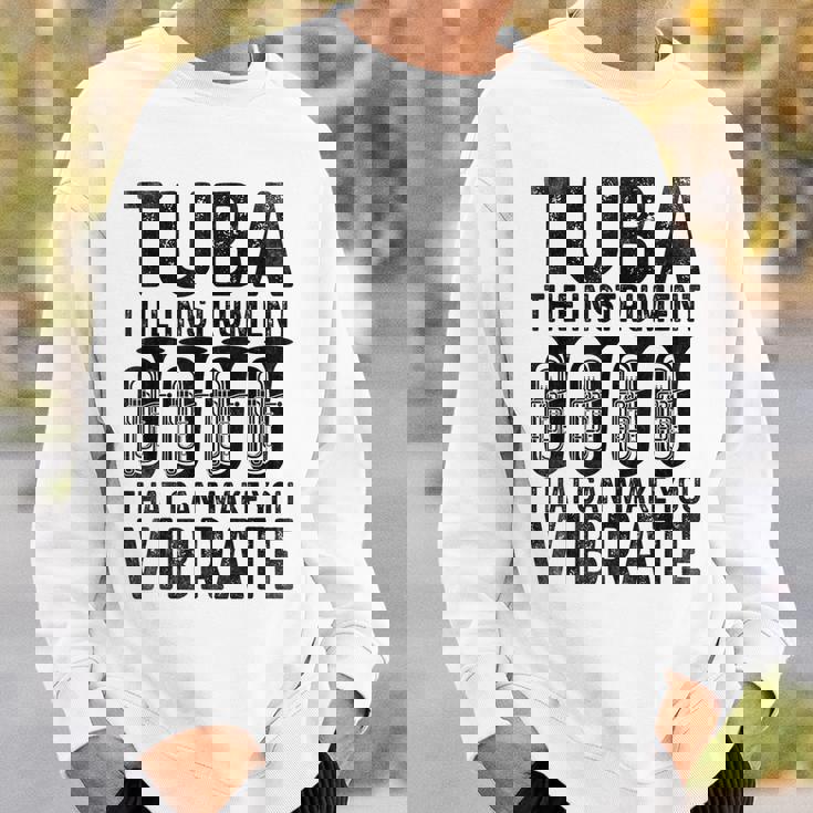 チューバ 振動させる楽器 ミュージシャン チューバ スウェットシャツ 彼への贈り物