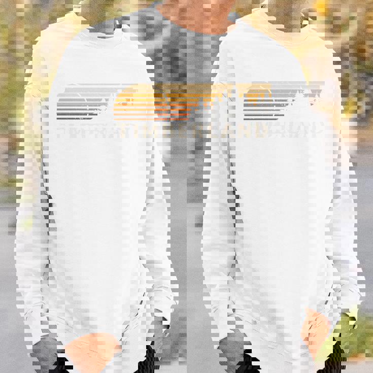 ティンバーランド Nc ビンテージ エバーグリーン サンセット 80年代レトロ 長袖tシャツ スウェットシャツ 彼への贈り物