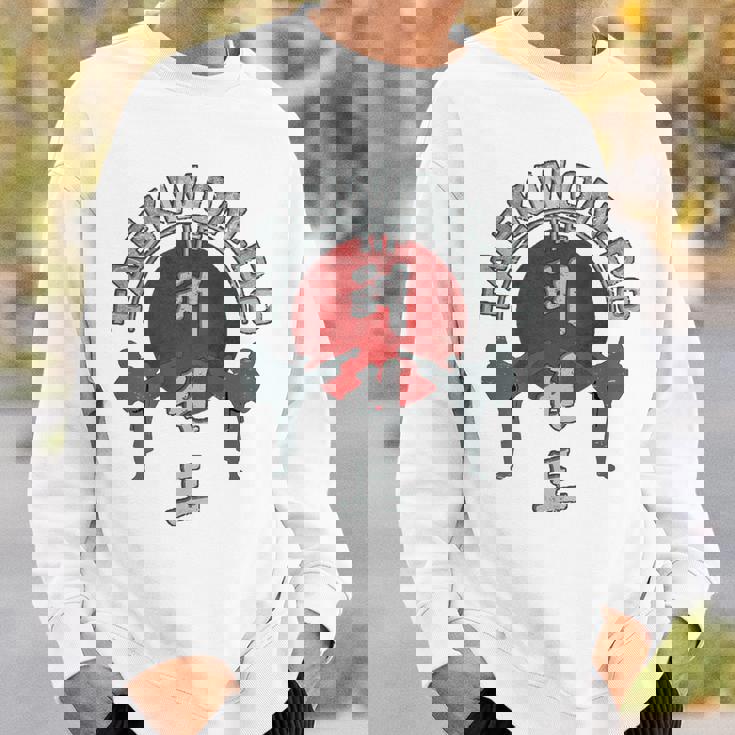 テコンドーサンライズ テコンドーファイター Tkdバックプリント スウェットシャツ 彼への贈り物