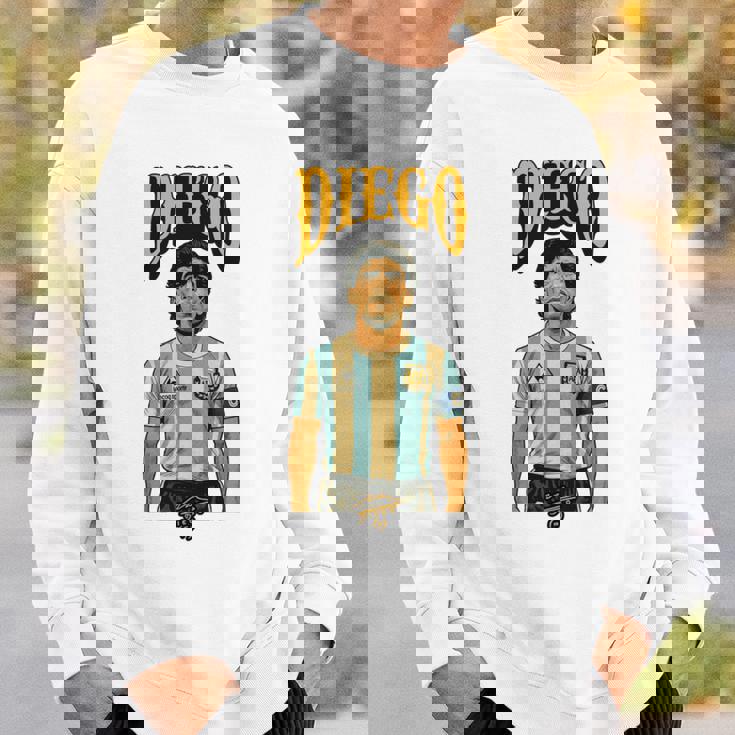 ディエゴ アルマンド マラドーナ アルゼンチン 長袖tシャツ スウェットシャツ 彼への贈り物