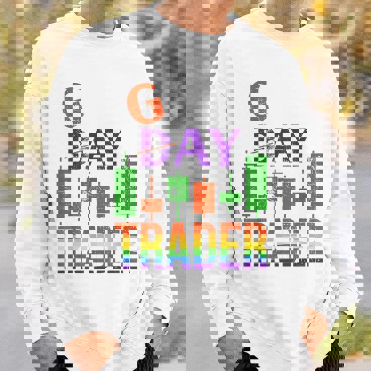 デイストライクスルーゲイトレーダープライド月間トレーディングオタクファニー。 スウェットシャツ 彼への贈り物