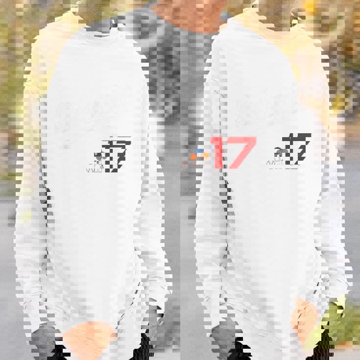 デコピン 大谷 Dekopin 愛犬 Decoy 二刀流 Decopin 野球 ユニホーム風 かわいい スウェットシャツ 彼への贈り物