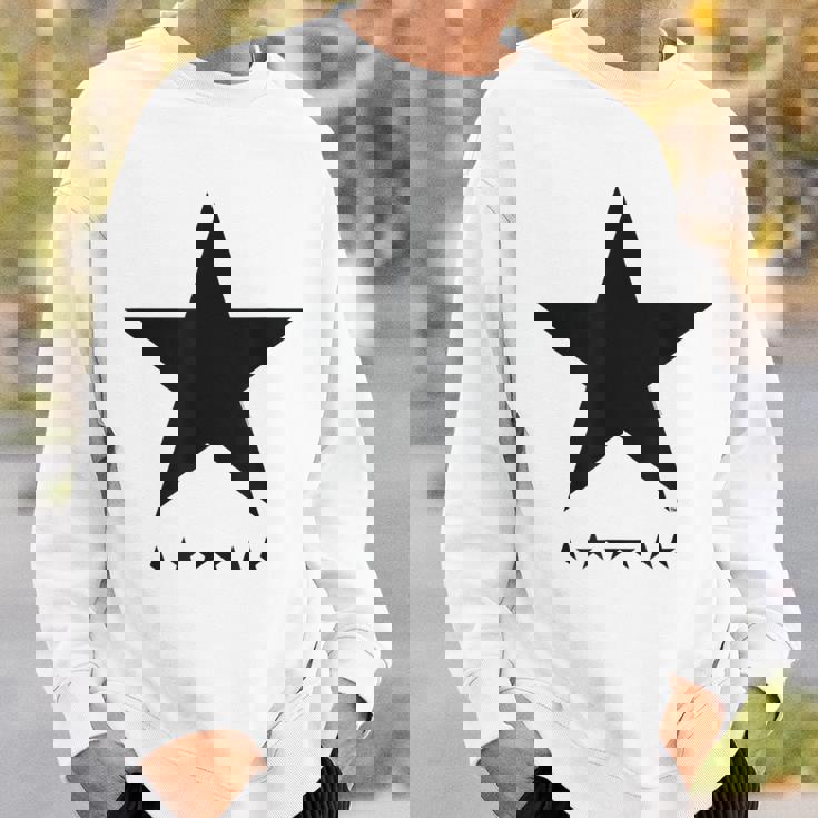 デヴィッド・ボウイ音楽ロックスターロゴ スウェットシャツ 彼への贈り物